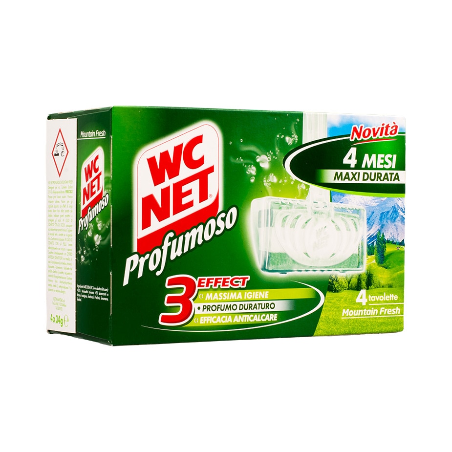 Igienizant WC Net Mountain Fresh 4 tablete