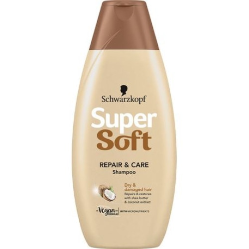 Sampon reparator cu Unt de Shea si extract de Cocos, Supersoft - Schwarzkopf, 400 ml