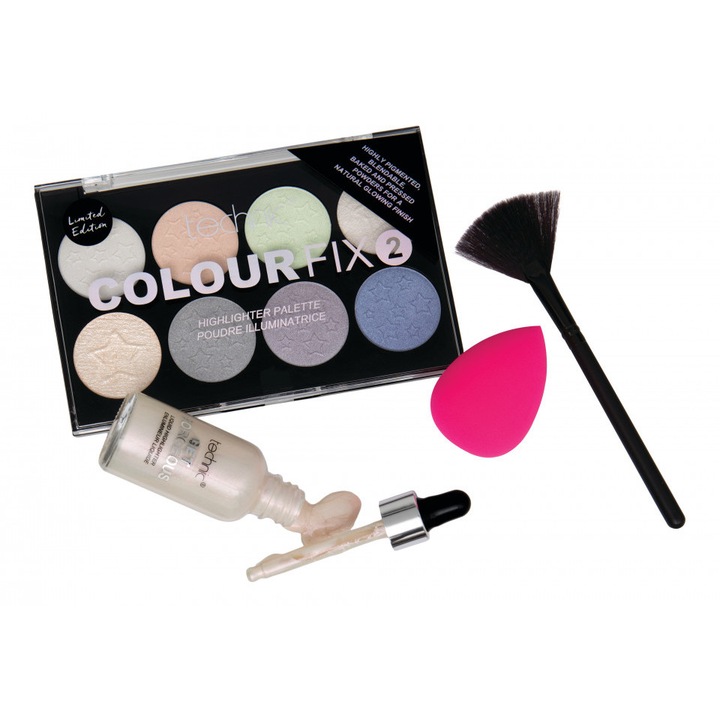 Set cadou machiaj, Technic, Glow Kit, iluminator
