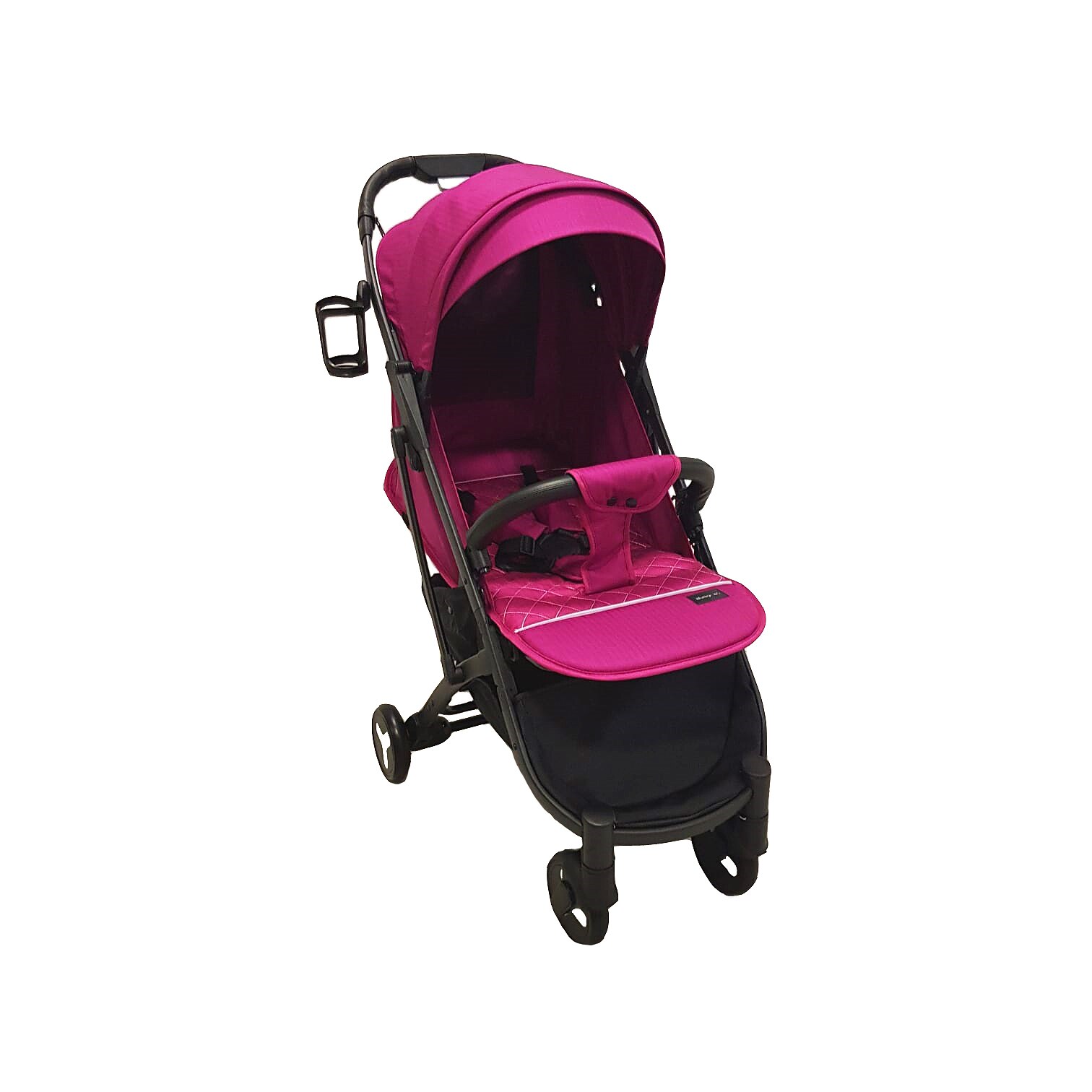 Carucior sport ultracompact pentru copii BABY CARE™ PRO S600, Transformabil in troller, Spatar reglabil in 3 trepte, Pozitie somn , Frana picior,Pliabil , Fucsia