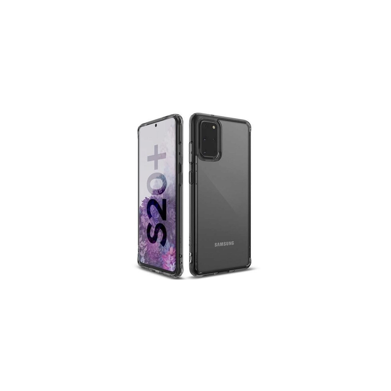 Husa Samsung Galaxy S20 Plus - Ringke Fusion Smoke Black