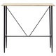 Masa de bar vidaXL, stejar, 120 x 60 x 110 cm, MDF, 14 kg 281548