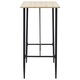 Masa de bar vidaXL, stejar, 120 x 60 x 110 cm, MDF, 14 kg 281548