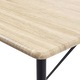 Masa de bar vidaXL, stejar, 120 x 60 x 110 cm, MDF, 14 kg 281548