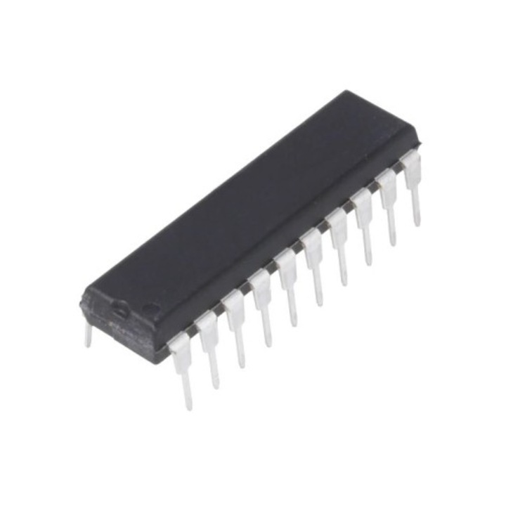 Circuit integrat, buffer, cu 3 stari, declansator linie, non-inversor, 8 canale, TEXAS INSTRUMENTS, CD74AC541E, T165761