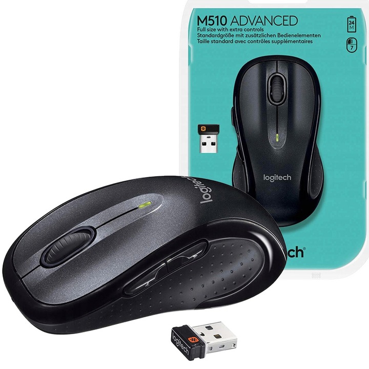 Mouse Logitech M510, Wireless