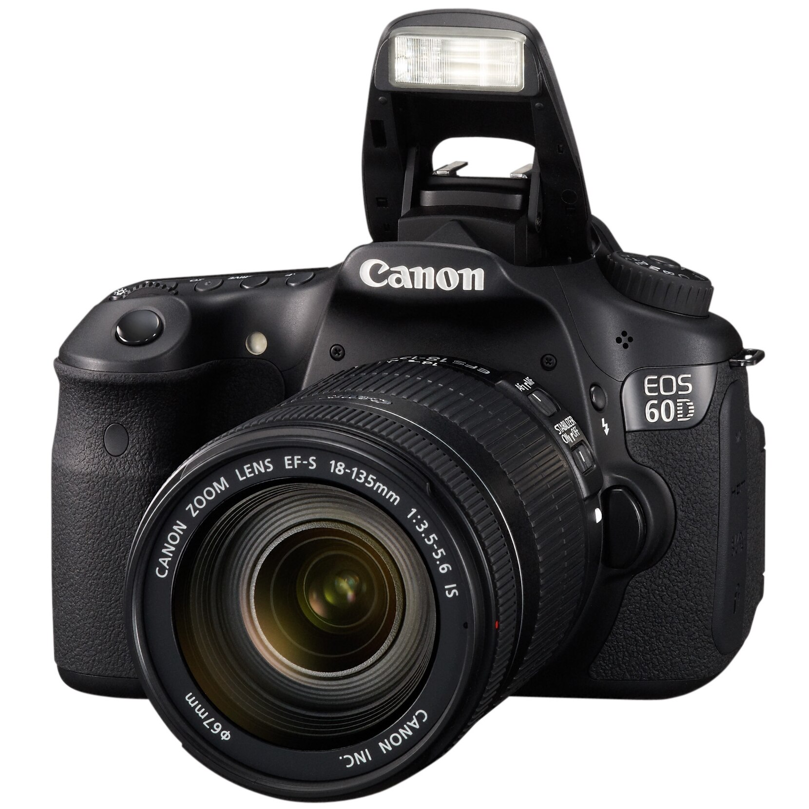 Canon EOS 60D, 18MP + Obiectiv EF-S 18-135mm IS - eMAG.ro