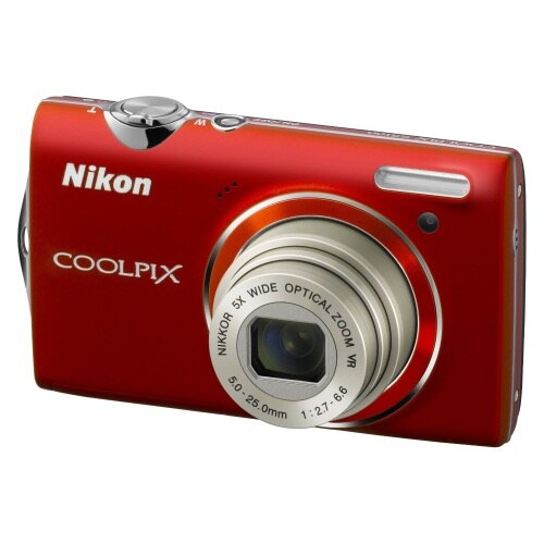 Aparat foto digital Nikon Coolpix S5100, rosu - eMAG.ro