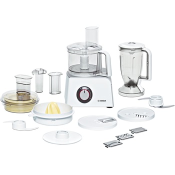 Robot de bucatarie Bosch MCM4200, 800 W, bol 1.2 l, blender 1.25 l, 2 viteze, Alb Robot de bucatarie Bosch MCM4200, 800 W, bol 1.2 l, blender 1.25 l, 2 viteze, Alb