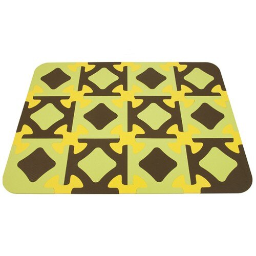 Covoras OK Baby Mozaic pentru Joaca, Maro