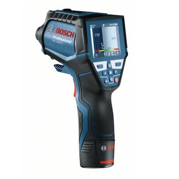 Detector termic Bosch Professional GIS 1000 C, 1000°C, precizie +/- 1°C, ecran TFT LCD Detector termic Bosch Professional GIS 1000 C, 1000°C, precizie +/- 1°C, ecran TFT LCD