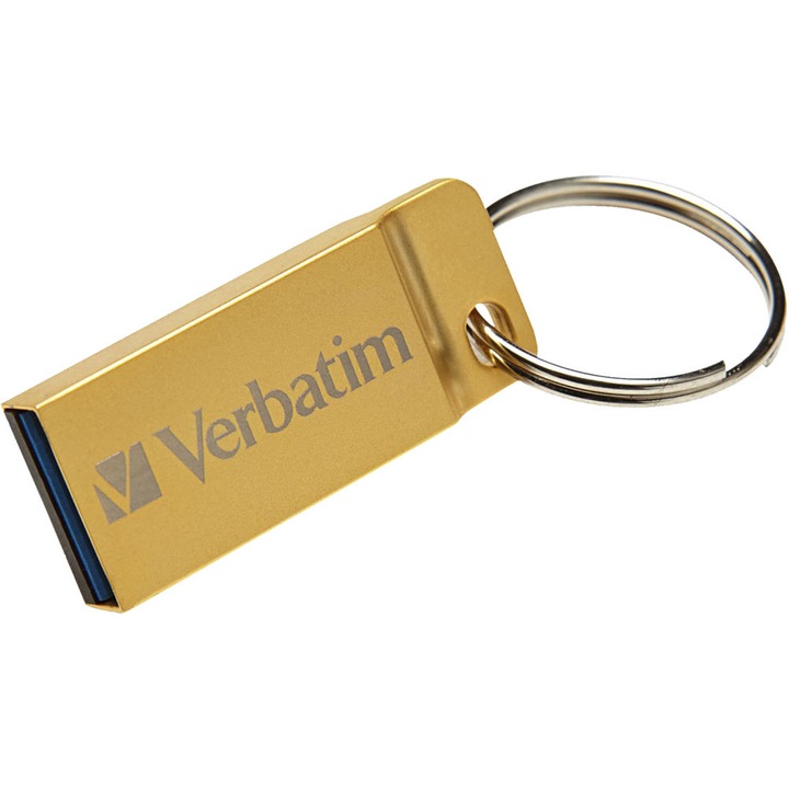 Memorie USB Verbatim Metal Executive 3.0, 16GB, Gold