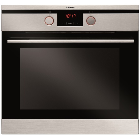 Cuptor incorporabil Hansa Integra BOEI69475, Electric, 65 l, Autocuratare catalitica, Grill, Display, Clasa A, Inox