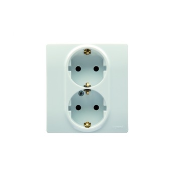 Priza dubla Legrand Niloe Alb Priza dubla Legrand Niloe Alb