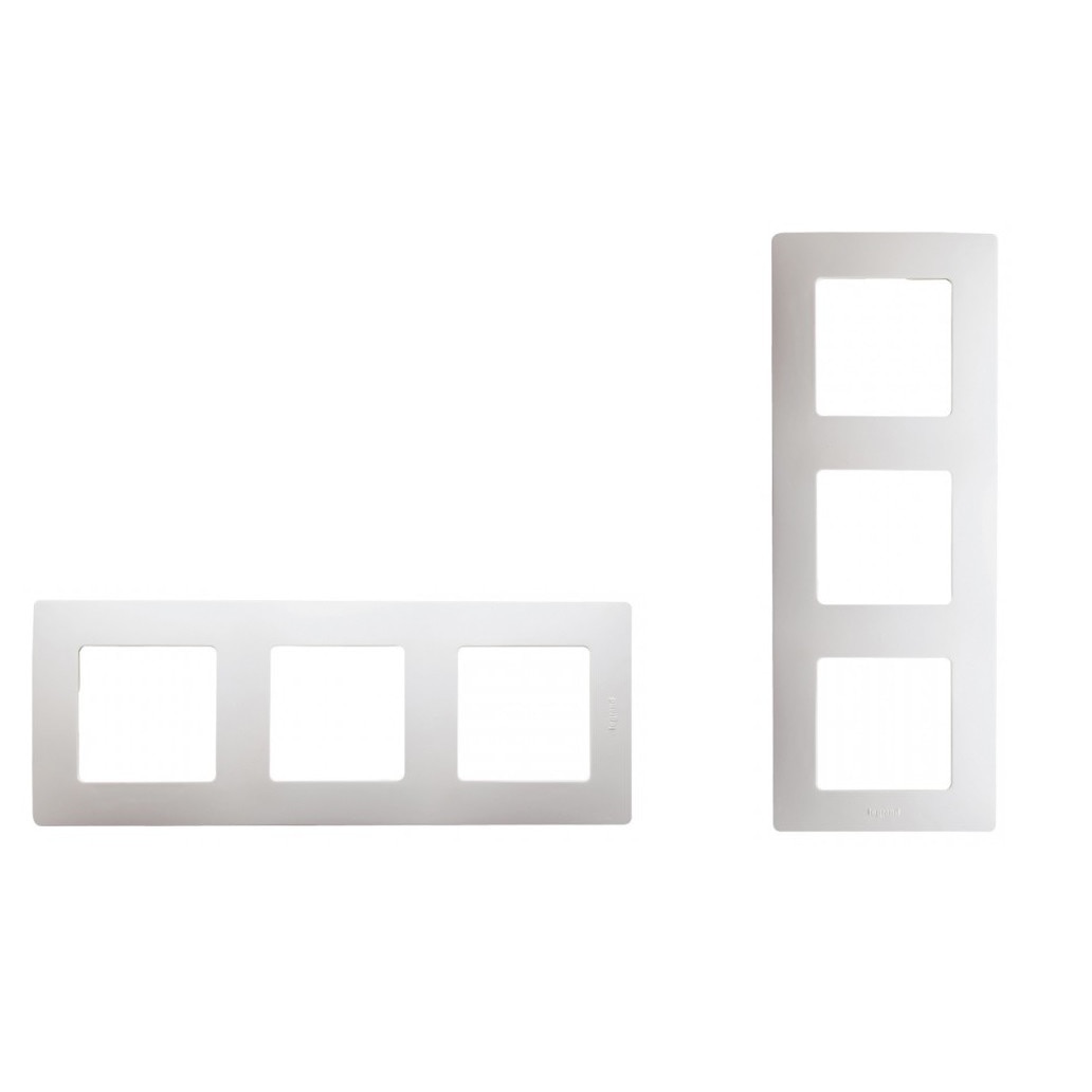 Rama tripla Legrand Niloe Alb