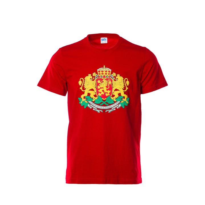 Детска тениска, Printex, България, Герб, червено