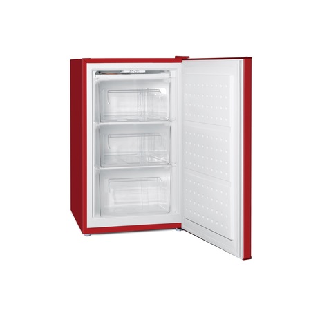 Congelator Premium Oursson FZ0805/RD, 80 l, H 83.5 cm, Clasa A+, Rosu
