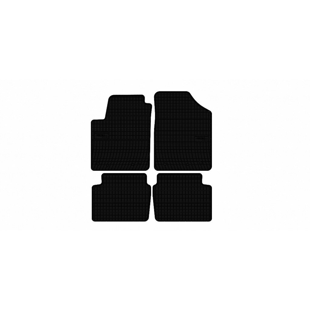 Set covorase auto cauciuc Hyundai i10, 2008-2013