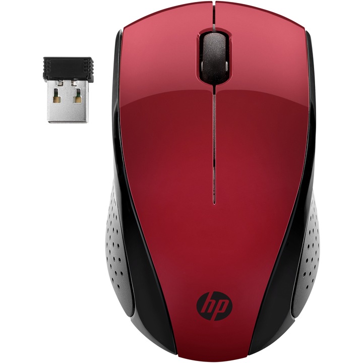 Безжична мишка HP 220, Червена