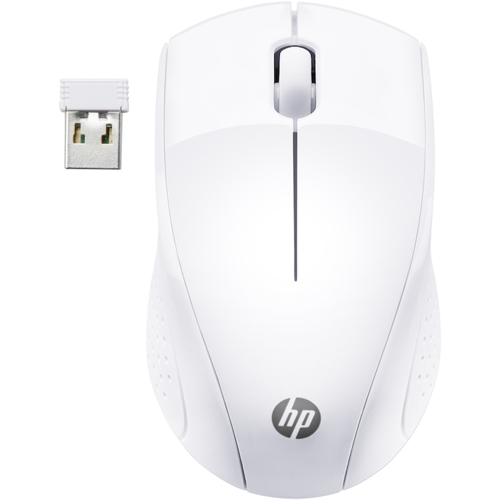 Безжична мишка HP 220, Бяла