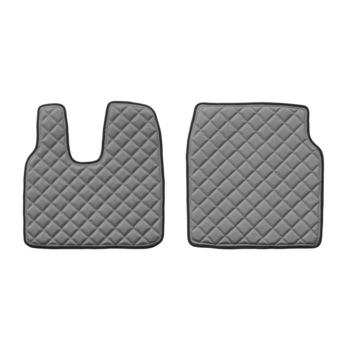 Set 2 covorase camion F-Core, Piele-ECO, pentru DAF CF, cabina L, LX, 2013+, Gri Set 2 covorase camion F-Core, Piele-ECO, pentru DAF CF, cabina L, LX, 2013+, Gri
