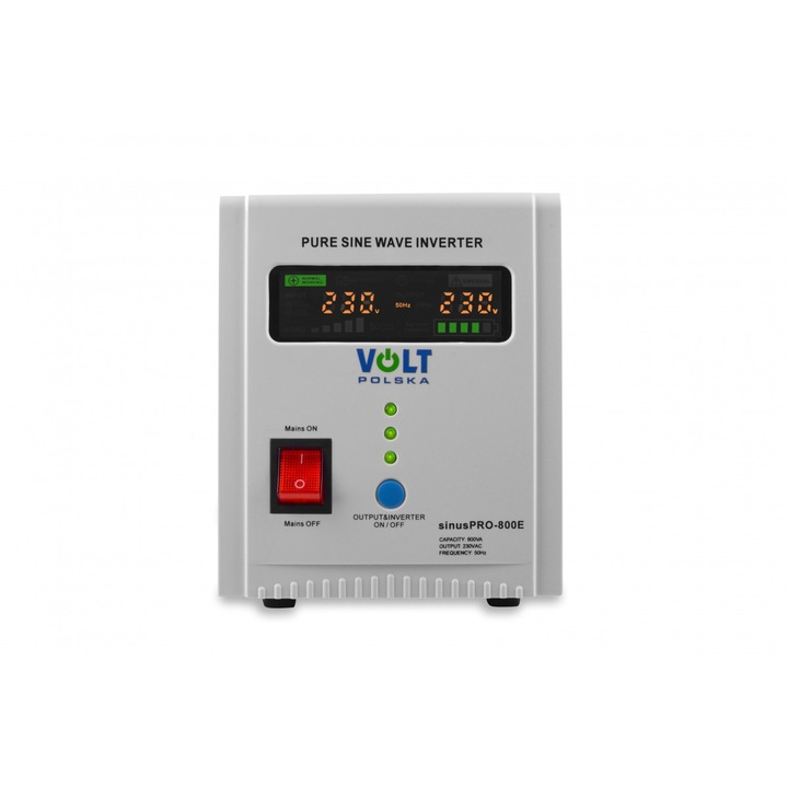 UPS centrala termica VOLT POLSKA UNDA PURA SINUS PRO serie E 500W / 800W 12V / 230V