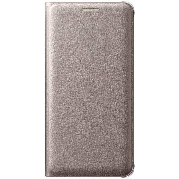 Калъф Samsung Flip Wallet за Galaxy A3 A310 (2016), Gold