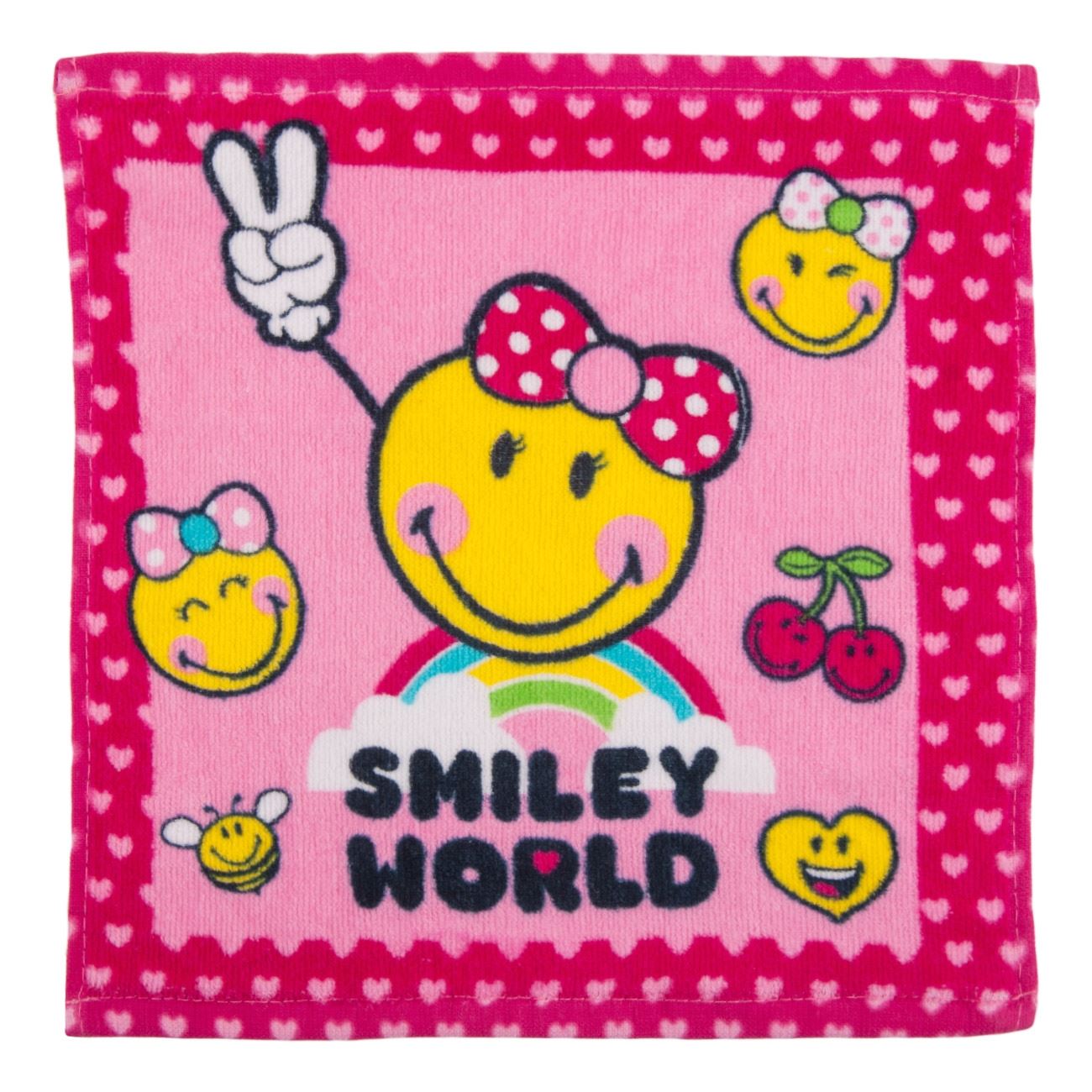 Prosop pentru copii, Zola®, 100 % bumbac, Smiley , 30x30 cm
