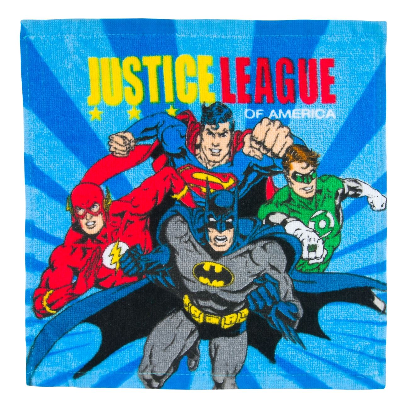 Prosop pentru copii, Zola®, bumbac, JUSTICE LEAGUE 30x30 cm