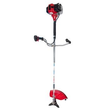 Motocoasa de tuns gazon/iarba pe benzina Ruris Zimbru 101S, putere 2 CP, 42 CC, 2 timpi, 20-25 cm diametru taiere, contine: bobina fir + fir + disc 80 dinti + disc 3 lame + disc 4 lame