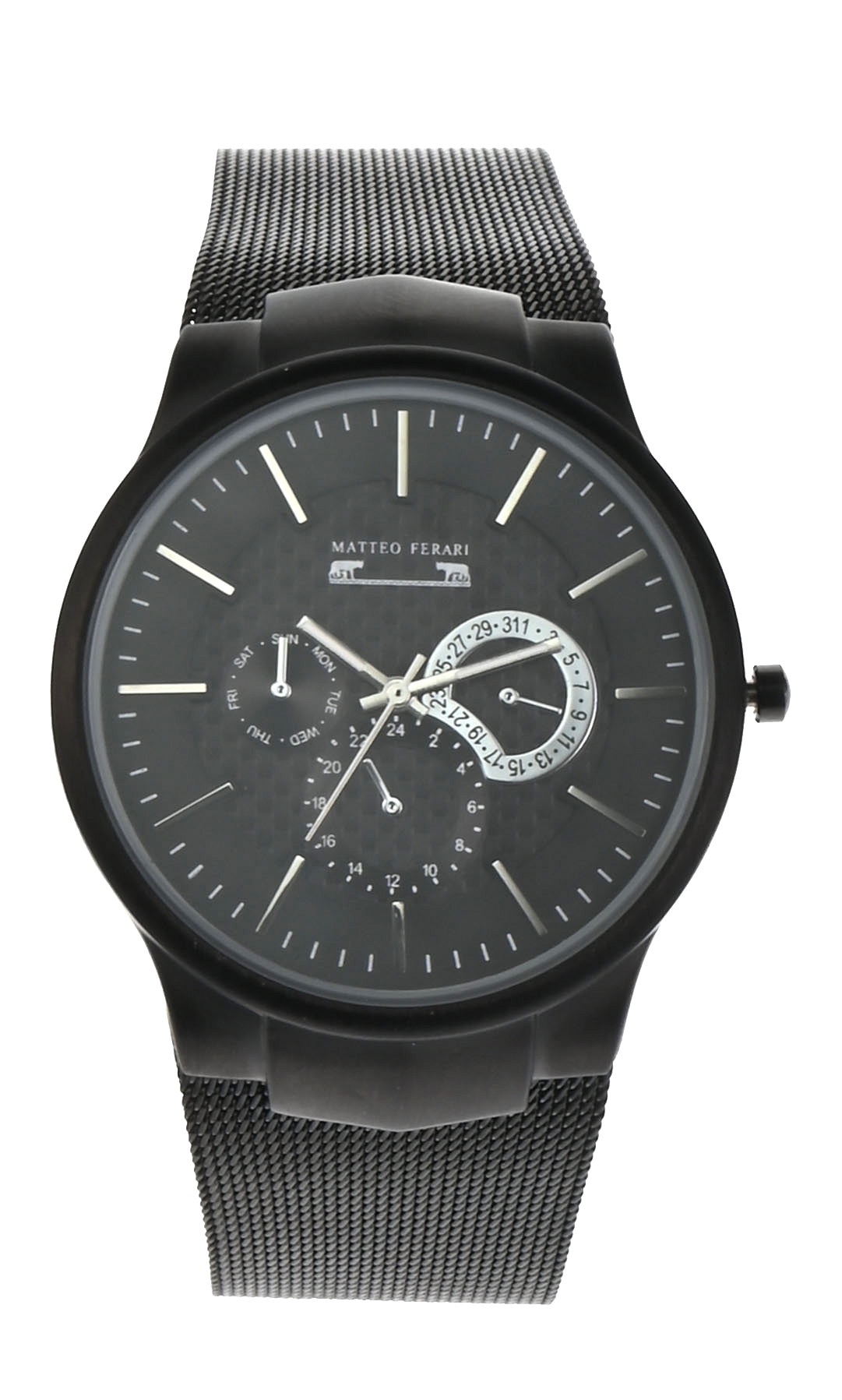 Ceas Matteo Ferari barbatesc, elegant, slim design - MF6800BKN