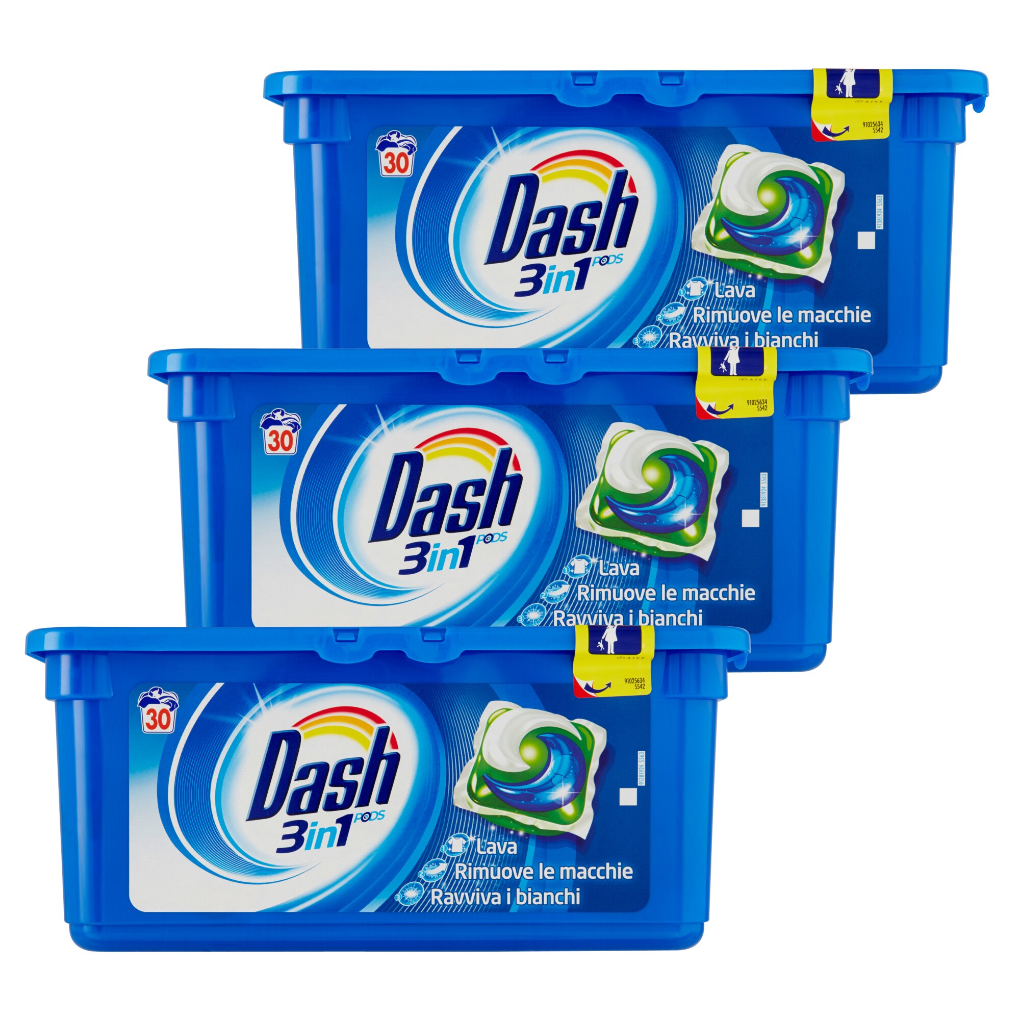 Detergent Dash capsule 3in1 regular 90 spalari