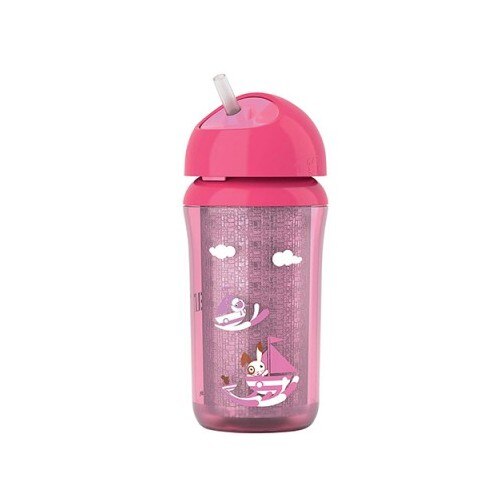 Canuta copii Philips Avent Insulated Straw Pink Cup 260ML