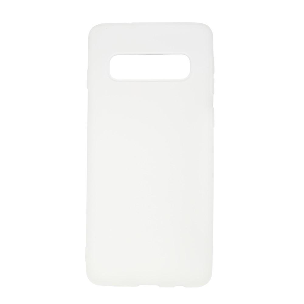Husa silicon Samsung Galaxy S10 Plus Matte, Antisoc, TPU, Viceversa Alb