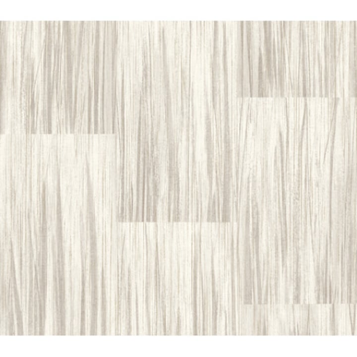Модерен тапет, имитация на паркет, компактен винил, допълнително миещ се, върху нетъкан памучен носач (флизелин) L85707 сиво/кремаво 53cm x 10m