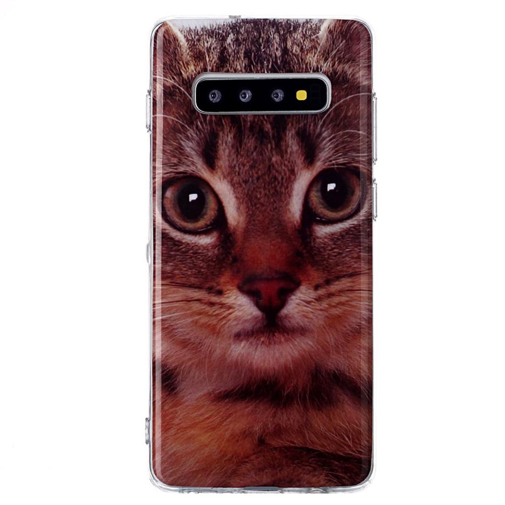Husa silicon Samsung Galaxy S10 Plus model Sweet Cat, Antisoc, TPU, Viceversa Multicolor