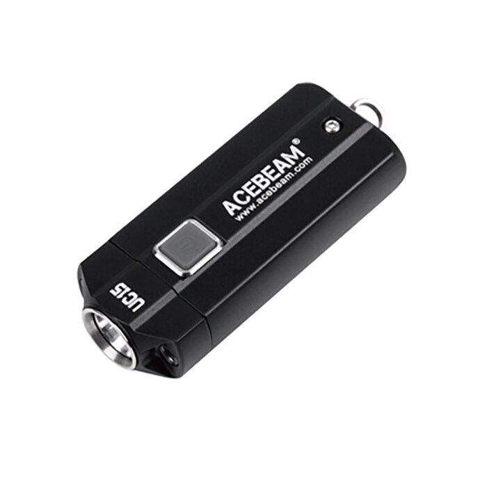 Mini lanterna Acebeam UC15 cu LED colorate, surse multiple de alimentare, ideala ca breloc, 1000 lumeni