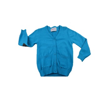 Cardigan maneca lunga pentru fete Happy House BL-112A, Albastru Cardigan maneca lunga pentru fete Happy House BL-112A, Albastru