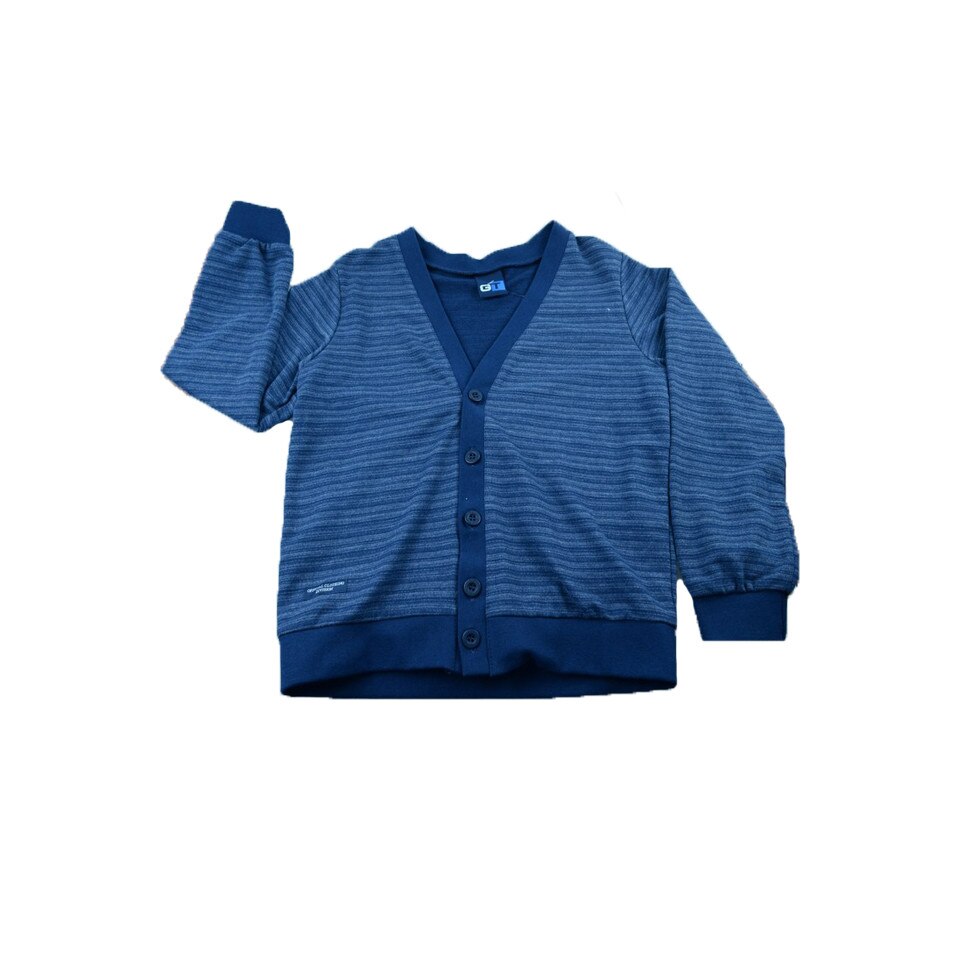 Cardigan maneca lunga pentru baieti GT 4962A, Albastru, 134 cm