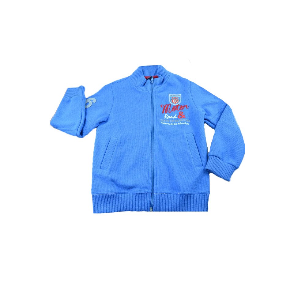 Cardigan maneca lunga pentru baieti GT 3366, Albastru, 116 cm