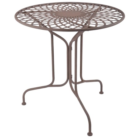 Masa De Exterior Gradina Terasa Esschert Design Metal 70 X 70 Cm Maro Emag Ro
