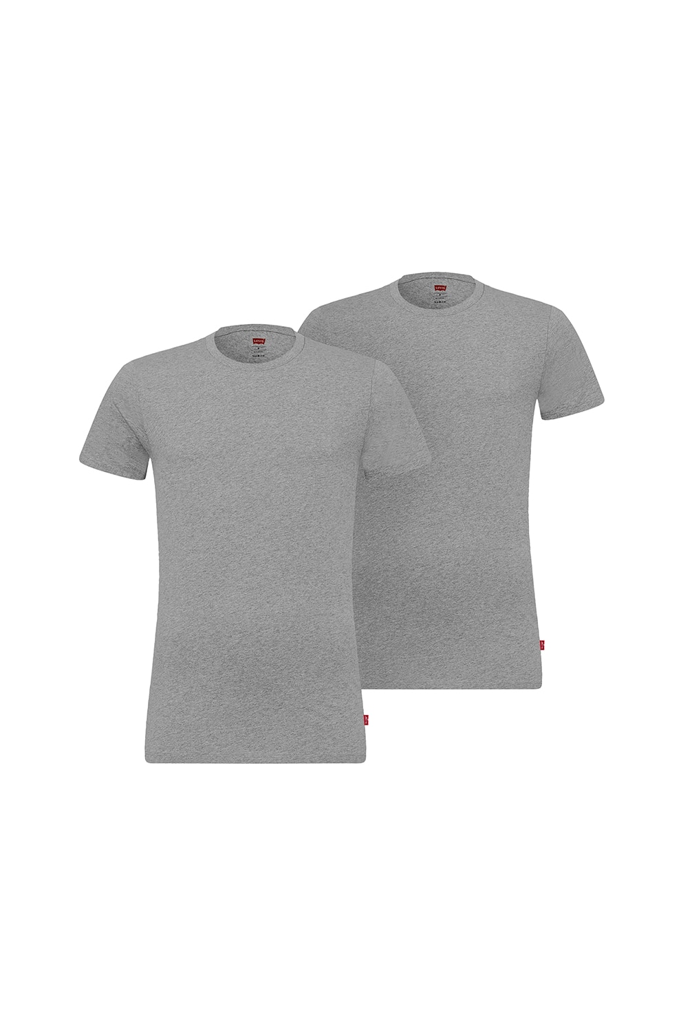 Levi's, Set de tricouri slim fit de casa - 2 piese, Gri