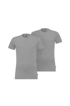 Levi's, Set de tricouri slim fit de casa - 2 piese, Gri Levi's, Set de tricouri slim fit de casa - 2 piese, Gri