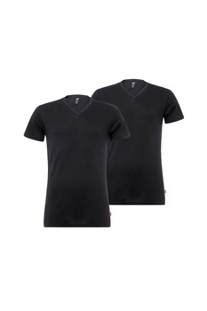 Levi's, Set de tricouri slim fit pentru casa - 2 piese, Negru Levi's, Set de tricouri slim fit pentru casa - 2 piese, Negru