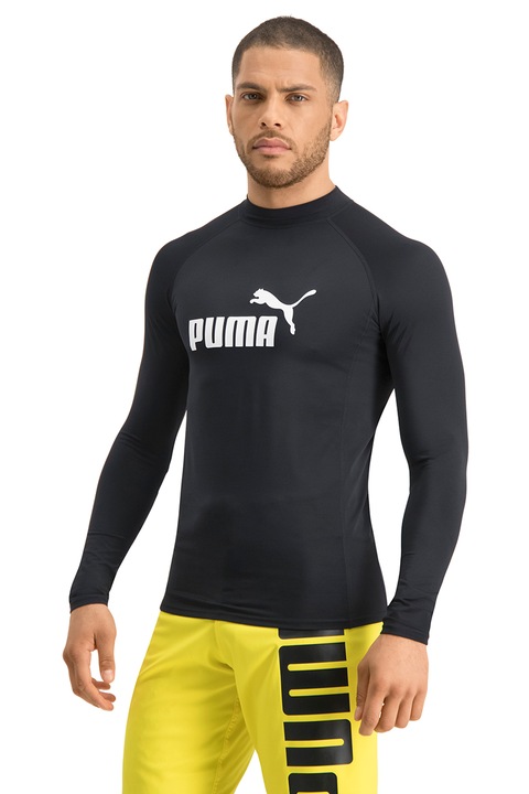 Puma, Úszófelső logórátéttel, Fehér/Fekete