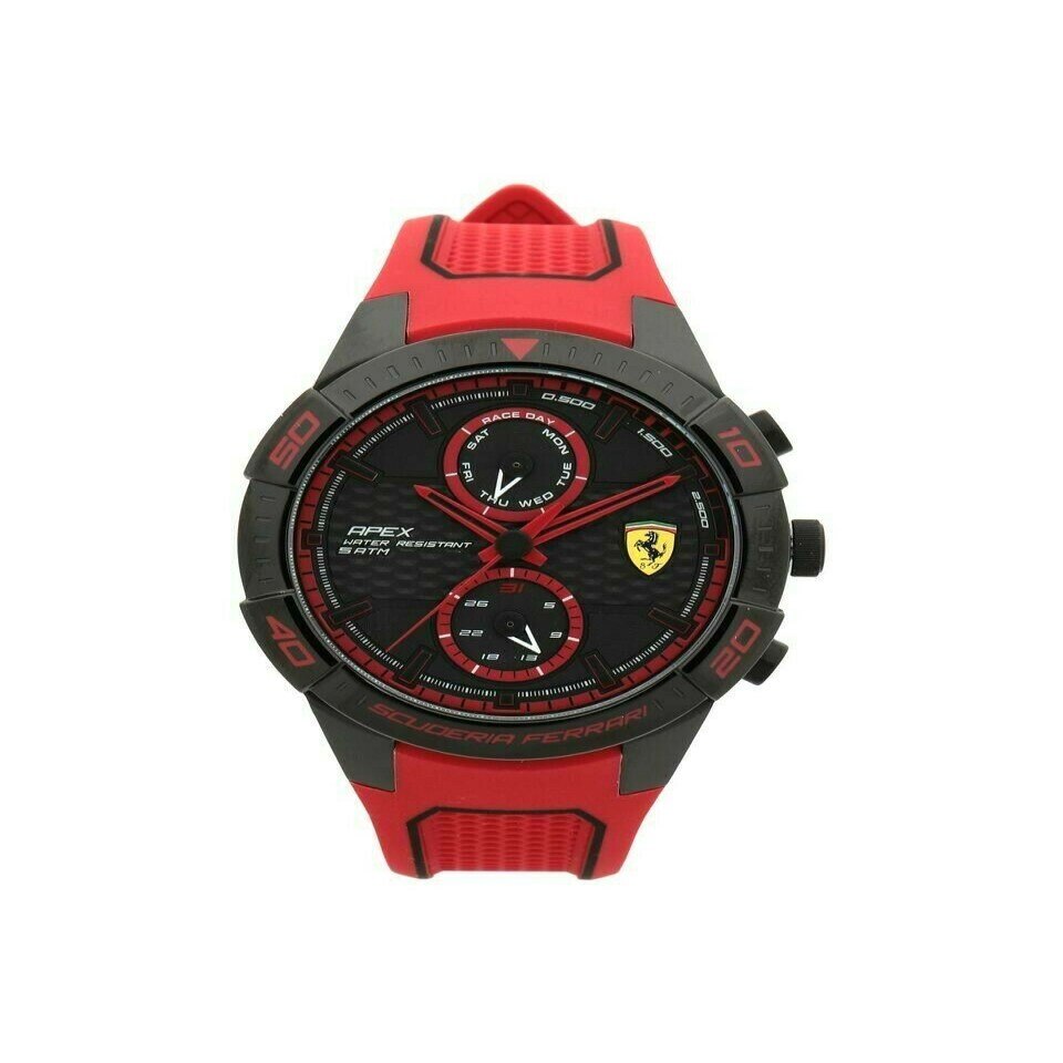 Ceas Scuderia Ferrari, Apex, FER0830639, Rosu/ Negru