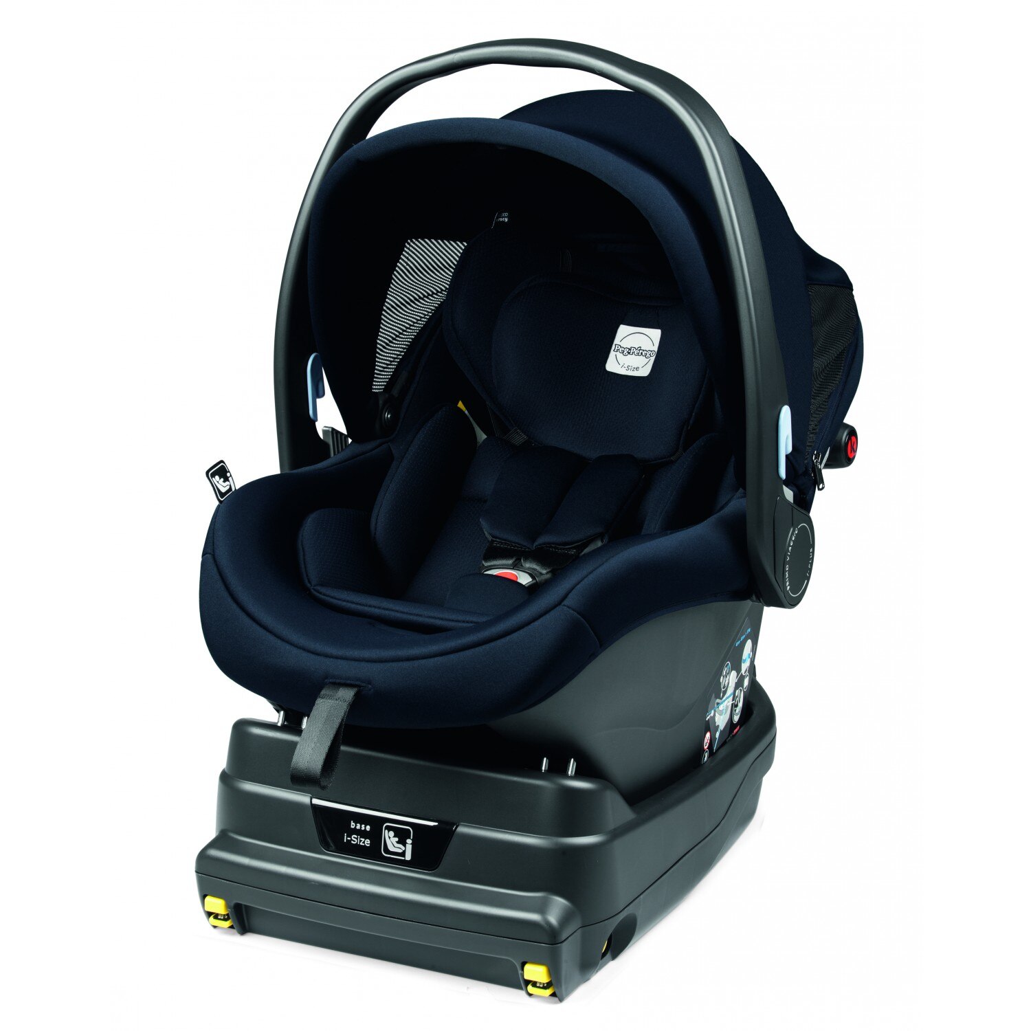 Scaun Auto, Peg Perego, Primo Viaggio i-Size, Baza inclusa, Navy, 44 x 66 x 67 cm