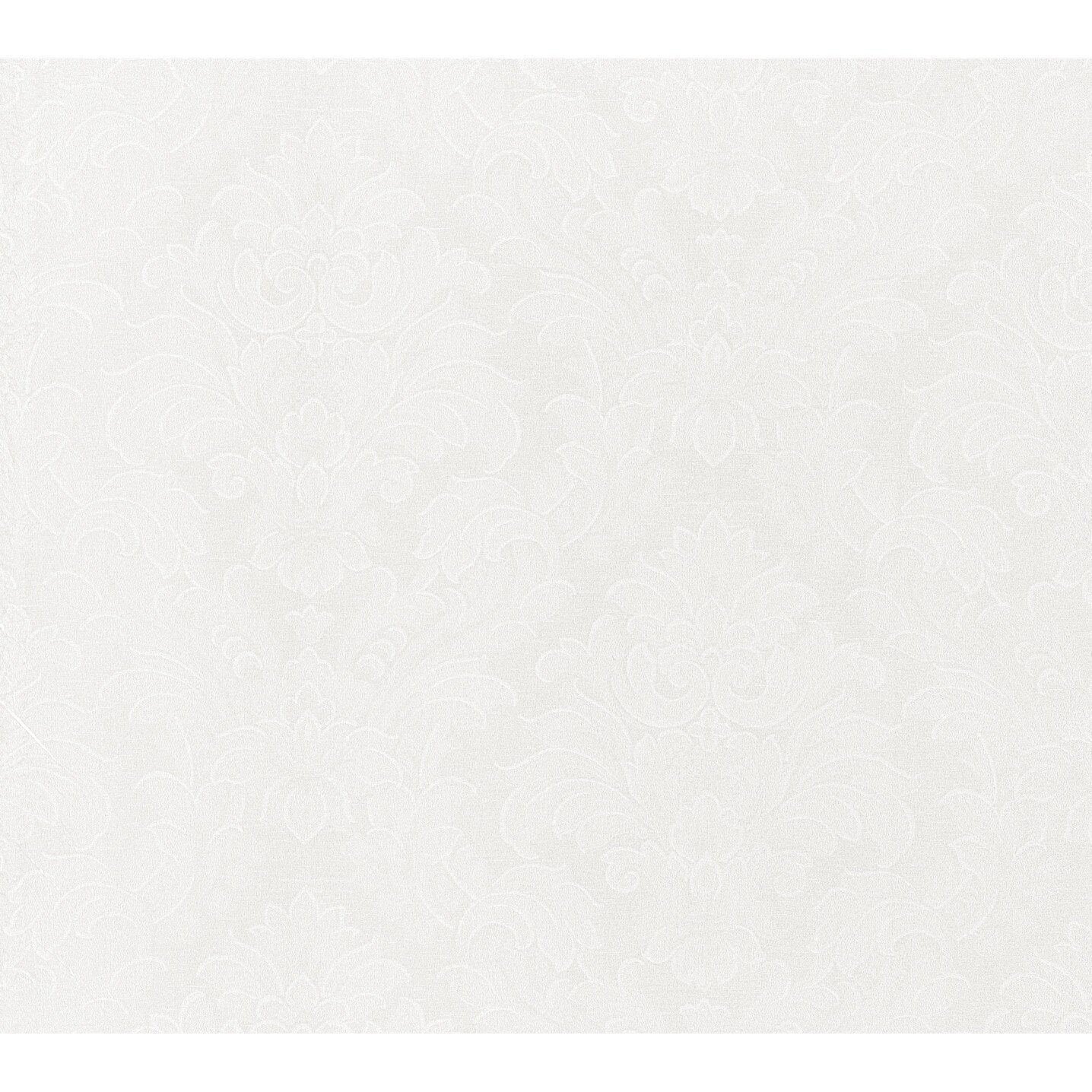Tapet clasic, model baroc, vinil compact, extralavabil, pe suport de hartie 90811 alb 53cm x 10m