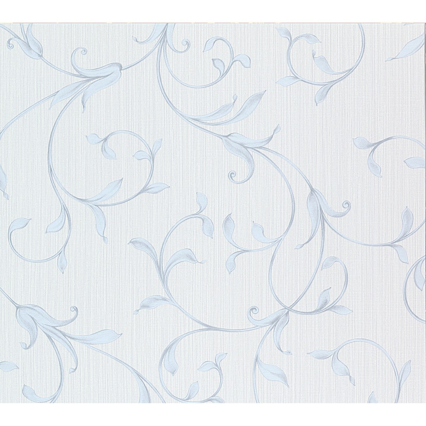 Tapet clasic, model cu frunze, vinil compact, extralavabil, pe suport de hartie 91708 argintiu/gri 53cm x 10m