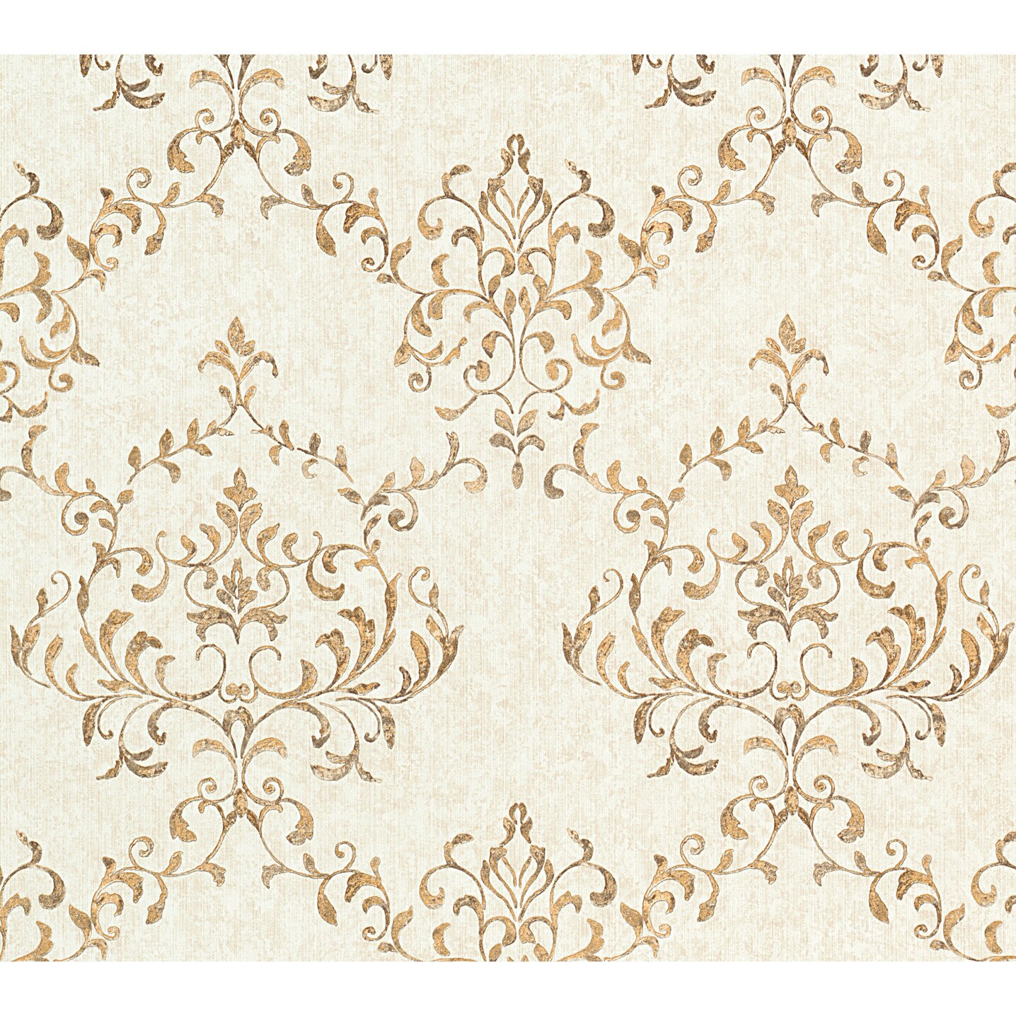 Tapet clasic, model baroc, vinil compact, extralavabil, pe suport de hartie 93002 gri/auriu 53cm x 10m
